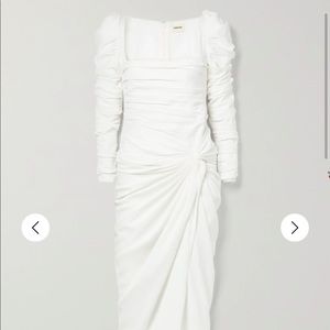KHAITE The Shawna Dress in Ivory Size 6